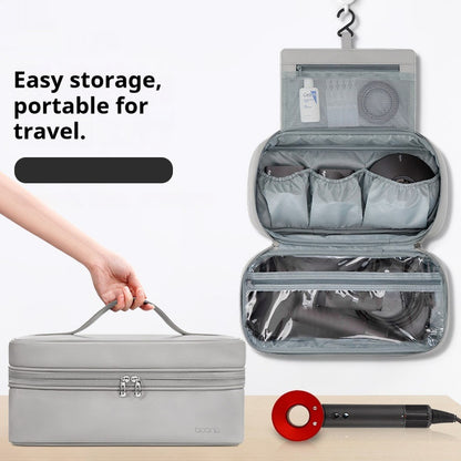 PU Leather Hair Dryer Storage Bag