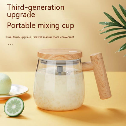 400ML Self Stirring Coffee Mug  Electric Mixing Glass Coffee Cup High Speed Fast Automatic Coffee Cup For Gyms Dining Room Kitchen Gadgets