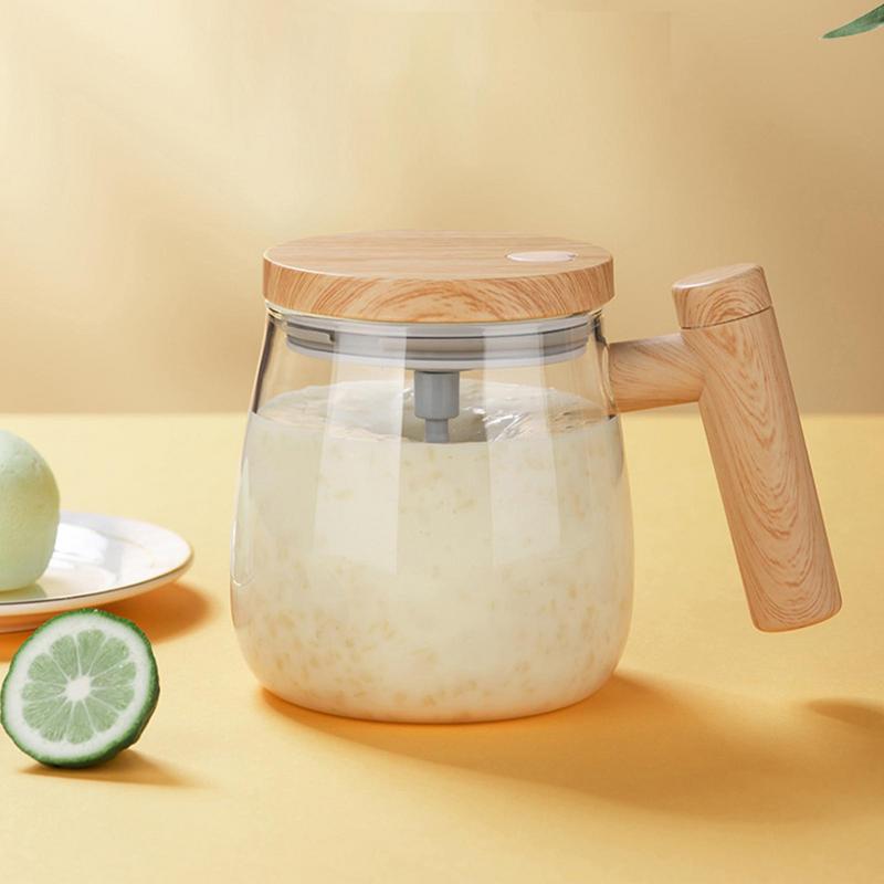400ML Self Stirring Coffee Mug  Electric Mixing Glass Coffee Cup High Speed Fast Automatic Coffee Cup For Gyms Dining Room Kitchen Gadgets
