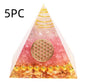 Pyramid Decoration Natural Crystal Gravel Energy Tower