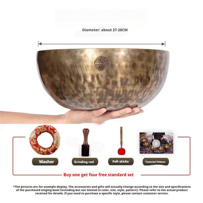 Nepal Handmade Full Moon Himalaya Bowl Ornaments