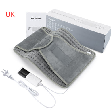 Back Heating Support Belt Heated Waist Brace With Adjustable Temperature Warm Back Belt Abdomen Warmer Lumbar Support Pad