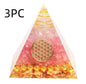 Pyramid Decoration Natural Crystal Gravel Energy Tower