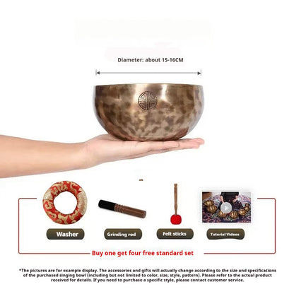 Nepal Handmade Full Moon Himalaya Bowl Ornaments