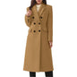 New Autumn Winter Simple Women's Wool Coat